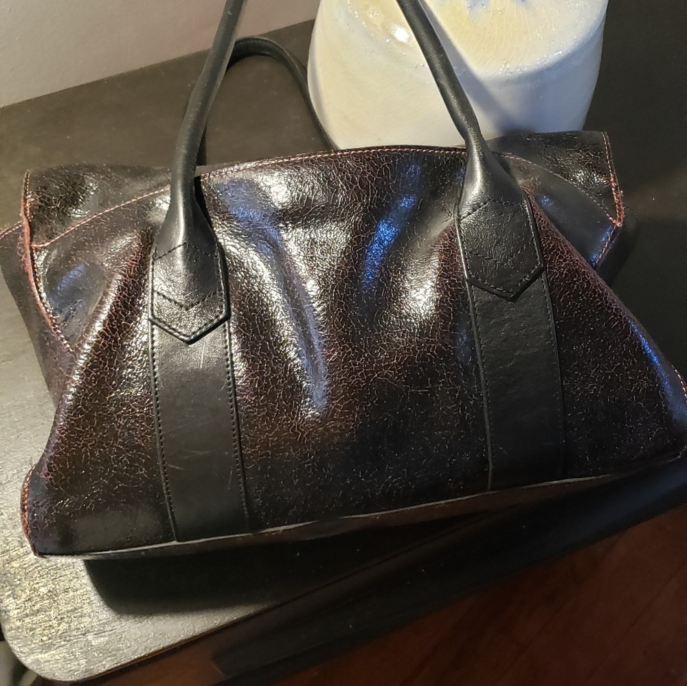 Anne Klein leather Satchel